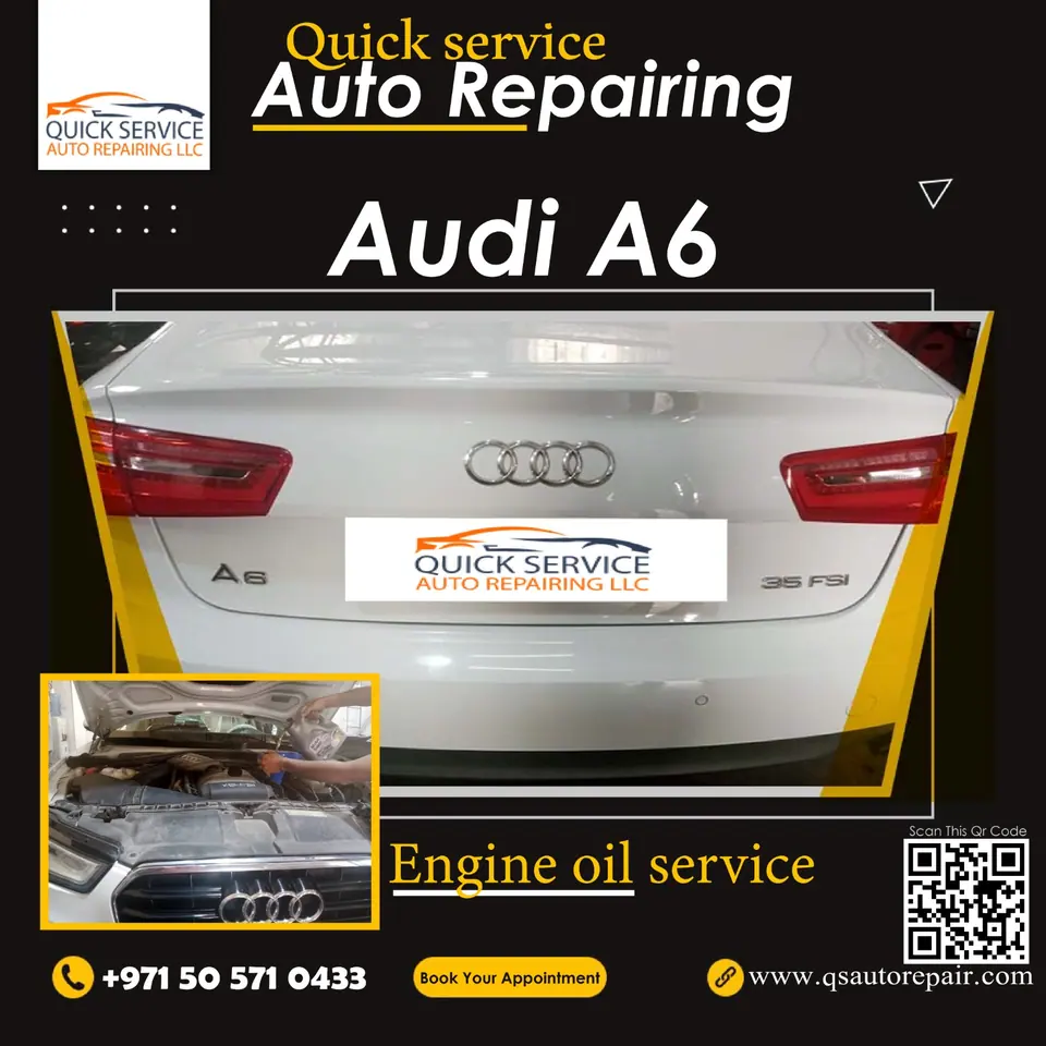 Audi A6 Engine Oil Service