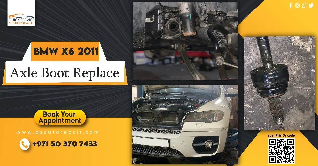 Axle Boot Replacement for the BMW X6 2011