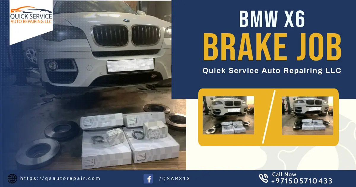 BMW Repair Dubai BMW X6 Brake Job