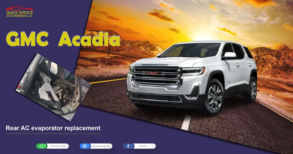 GMC Acadia Rear AC eveporator replacement