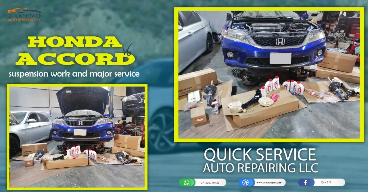 Honda Accord Suspension work and major service