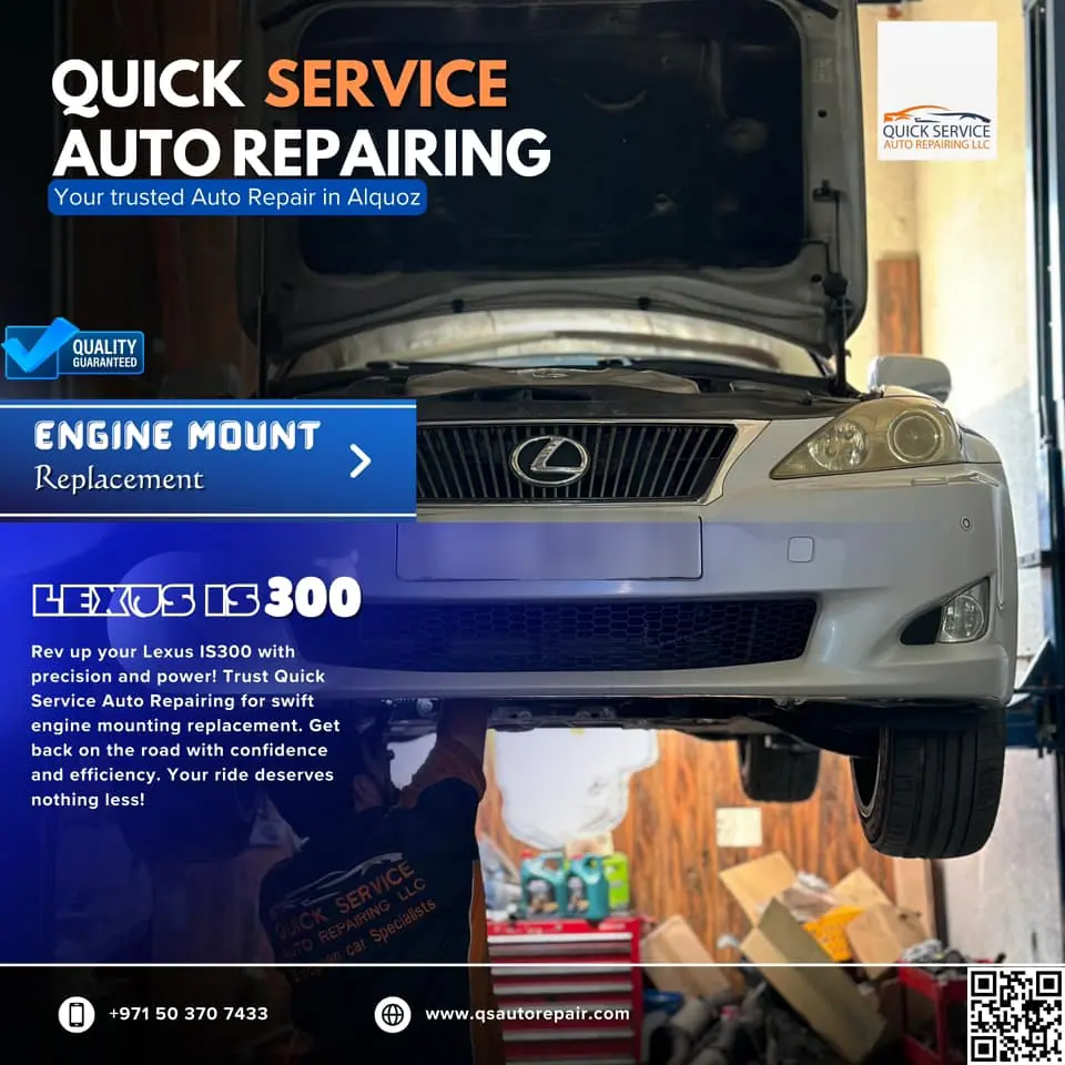 LEXUS 3000 Engine Mount Replacement