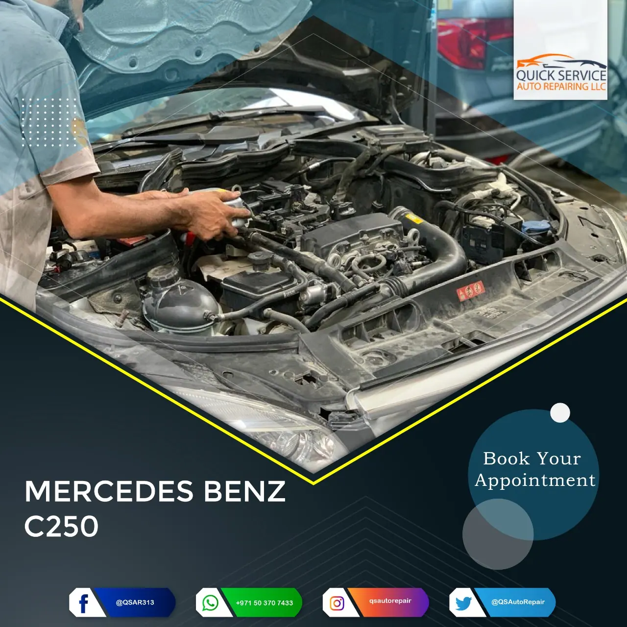 MERCEDES BENZ C250 Brake Repair