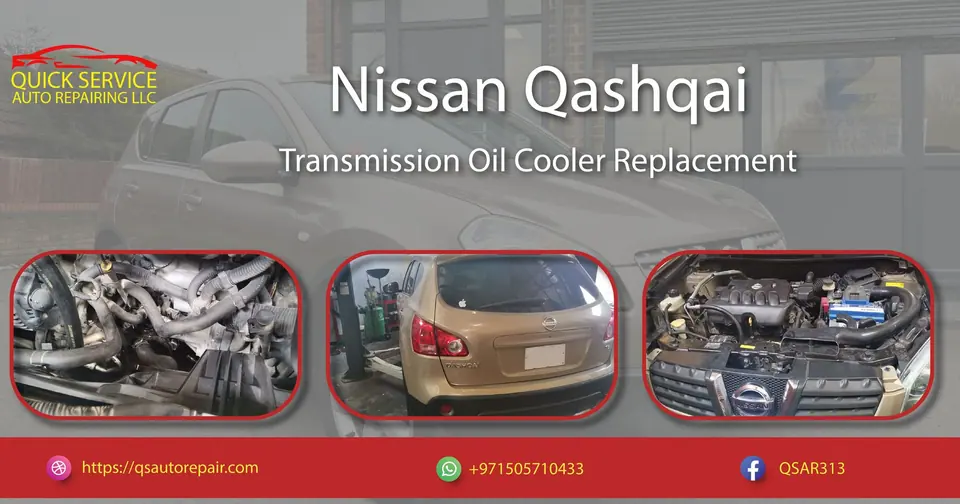 Nissan Qashqai Transmission Oil Cooler Replacement