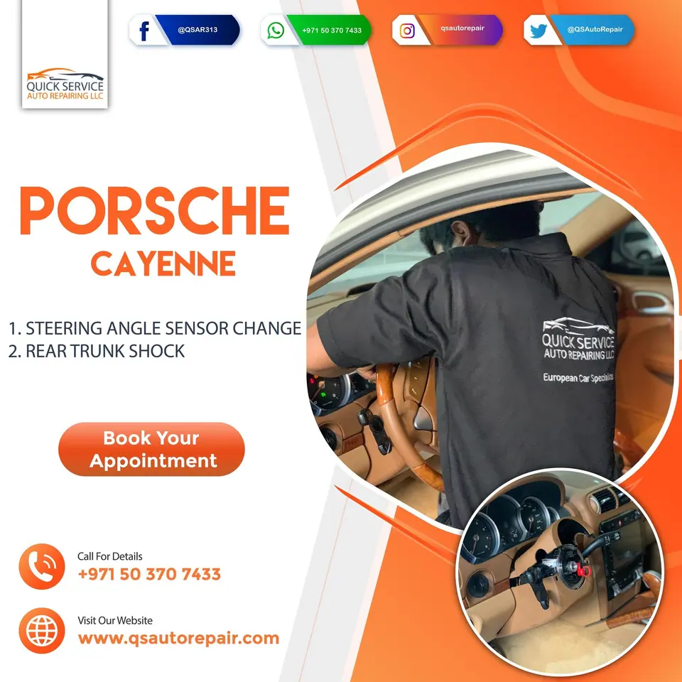 Porsche Cayenne Steering Angle Sensor Change
