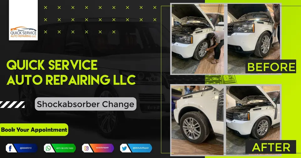 Shock absorber changing services for the Range Rover