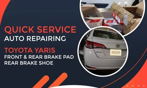 Toyota Yaris Front & Rear Brake Pad Rear Brake Shoe