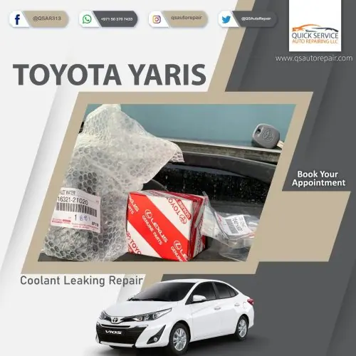 Toyota Yaris Coolant Leaking Repair